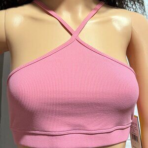 EleVen by Venus Williams Glamour Girl Sports Bra Women's Size S in Bubblegum